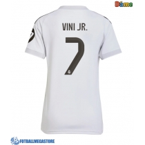 Fotballdrakt Dame Real Madrid Vinicius Junior #7 Hjemmedrakt 2025-26 Kortermet